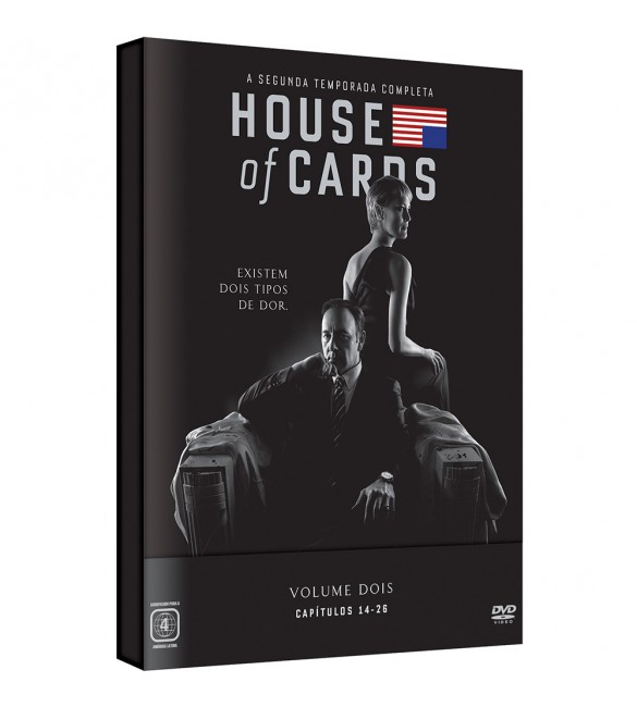 DVD -Box - House of Cards - 2ª Temporada Completa (4 discos)